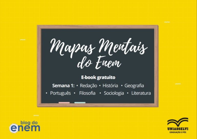 Mapas Mentais Do Enem - 1ª Semana - Curso Intensivo De Redação